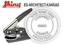 Kansas Architectural Hand Held Embossing Seal