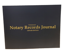 Professional Notary Records Journal