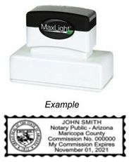 Notary Stamp
Arizona Pre-Inked Notary Stamp