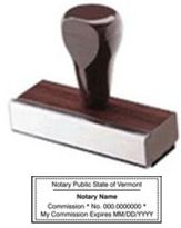 Notary Stamp
Vermont Notary Stamp