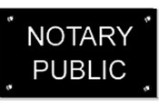 Notary Public Wall Sign