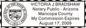 Arizona Self-Inking Notary Stamp