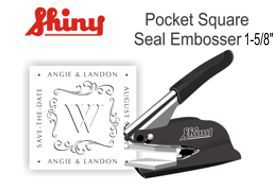 1-5/8" Square Emossing Seal
EH Shiny Square Embossing Seal
