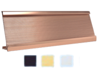 2"x8" Ribbed Desk Holde