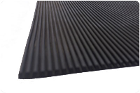 50 Black Neoprene Ribbed Base Sheet 7-1/2" X 15"