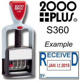 2000 Plus S-360 Self-Inking Dater
S360 2000 Plus