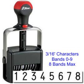 Shiny H-6558 8 Band Numberer