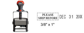 H-6775 Shiny Self-Inking Local Style Dater