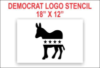 DEMOCRAT LOGO Stencil