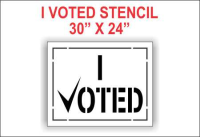 I VOTED Stencil