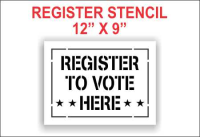 Register to Vote Stencil