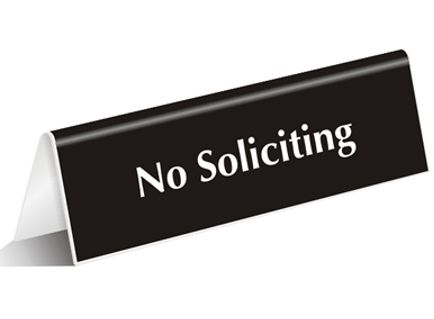 2" x 8" Engraved Table Top Tent Sign