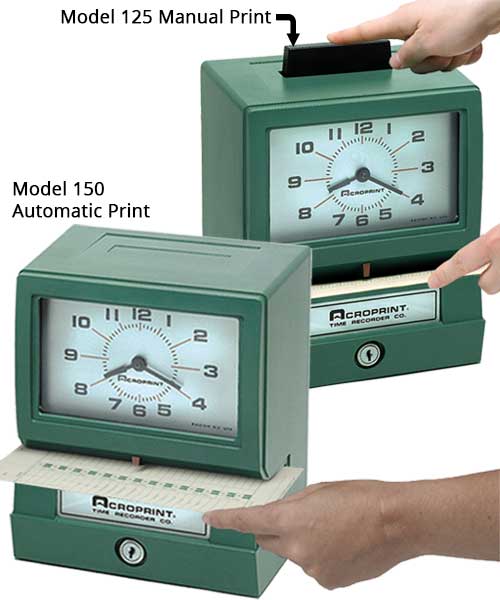 Time Clocks Time Clocks & Supplies Business & Industrial ACROPRINT TIME