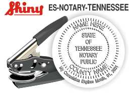 Tennessee Notary Embosser
Tennessee State Notary Public Seal
Tennessee Notary Public Seal
Notary Public Seal
