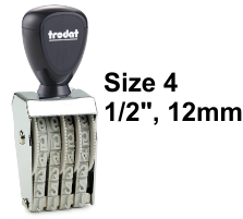 Trodat 15126 Size No 4 - 6 Band Stamp