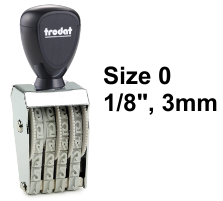 Trodat 1534 Size No 0 - 4 Band Stamp