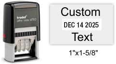 Trodat Printy Self-Inking Date Stamps - Dominion Rubber Stamps