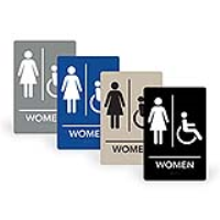 ADA Sign WOMEN HANDICAP 6x9