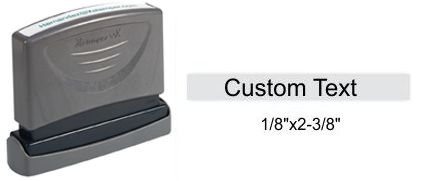 C05 - XstamperVX Pre-Inked Single Line Stamp
1/8" x 2-3/8"