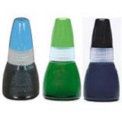 Stamp-Ever Pre-inked Stamp Ink Refill - 1 Each - Blue Ink - 0.24 fl oz -  Plastic